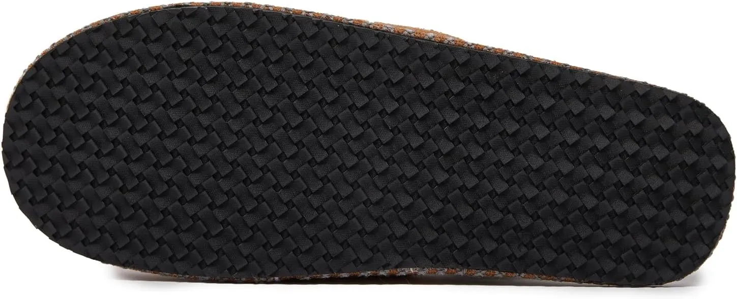 Lucky Brand Memory Foam Rubber Sole Scuff Bedroom Slipper - Soft Comfy Men's Slippers - Indoor/Outdoor Mens House Slippers