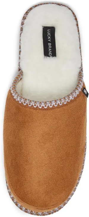 Lucky Brand Memory Foam Rubber Sole Scuff Bedroom Slipper - Soft Comfy Men's Slippers - Indoor/Outdoor Mens House Slippers