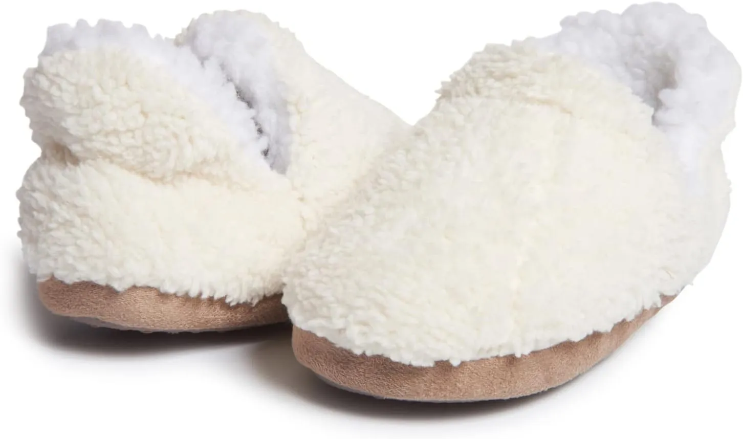 Lucky Brand Toddler Girls Sherpa Bedroom Slippers, Non Slip A-line House Shoes, Little Kids Comfy Indoor Slipper, Sizes 5-10