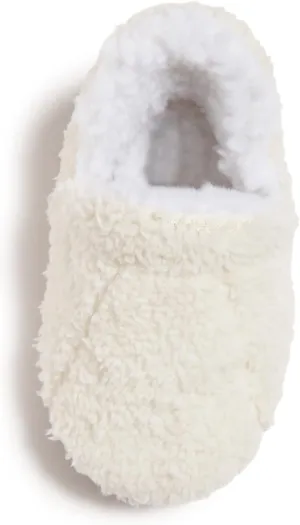 Lucky Brand Toddler Girls Sherpa Bedroom Slippers, Non Slip A-line House Shoes, Little Kids Comfy Indoor Slipper, Sizes 5-10