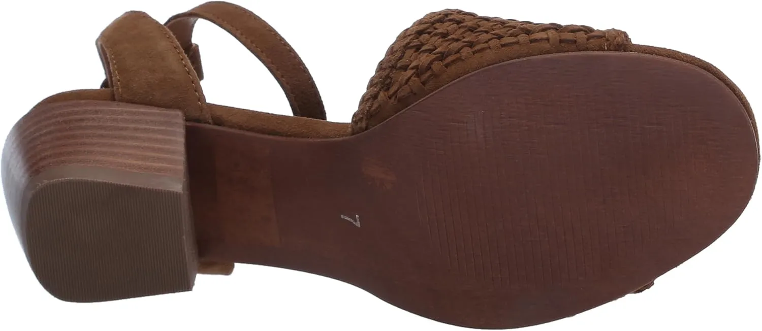 Lucky Brand Women's Modessa Ankle Strap Heeled Sandal