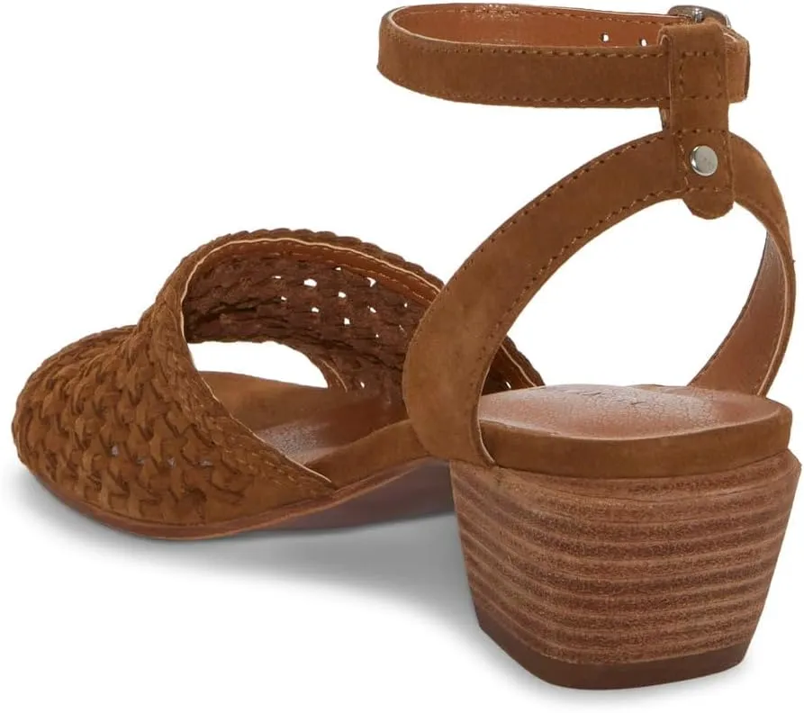 Lucky Brand Women's Modessa Ankle Strap Heeled Sandal