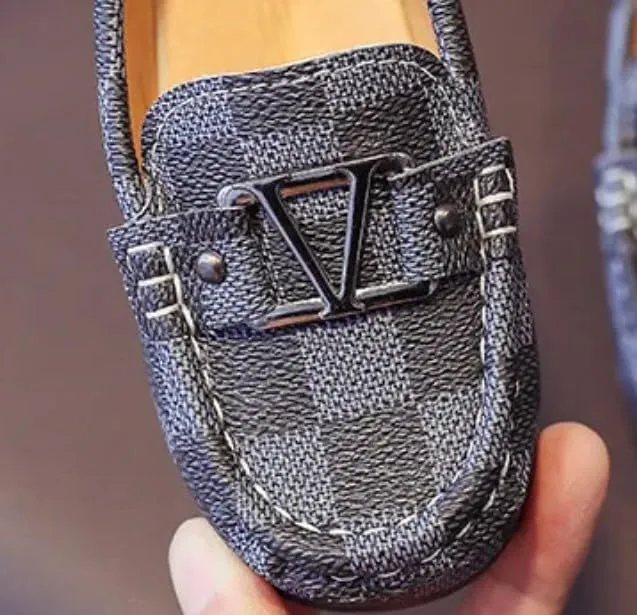 Luxury Kids Italian Loafer Dress Shoes Boys Elegant Shoes