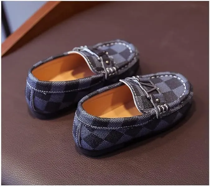 Luxury Kids Italian Loafer Dress Shoes Boys Elegant Shoes