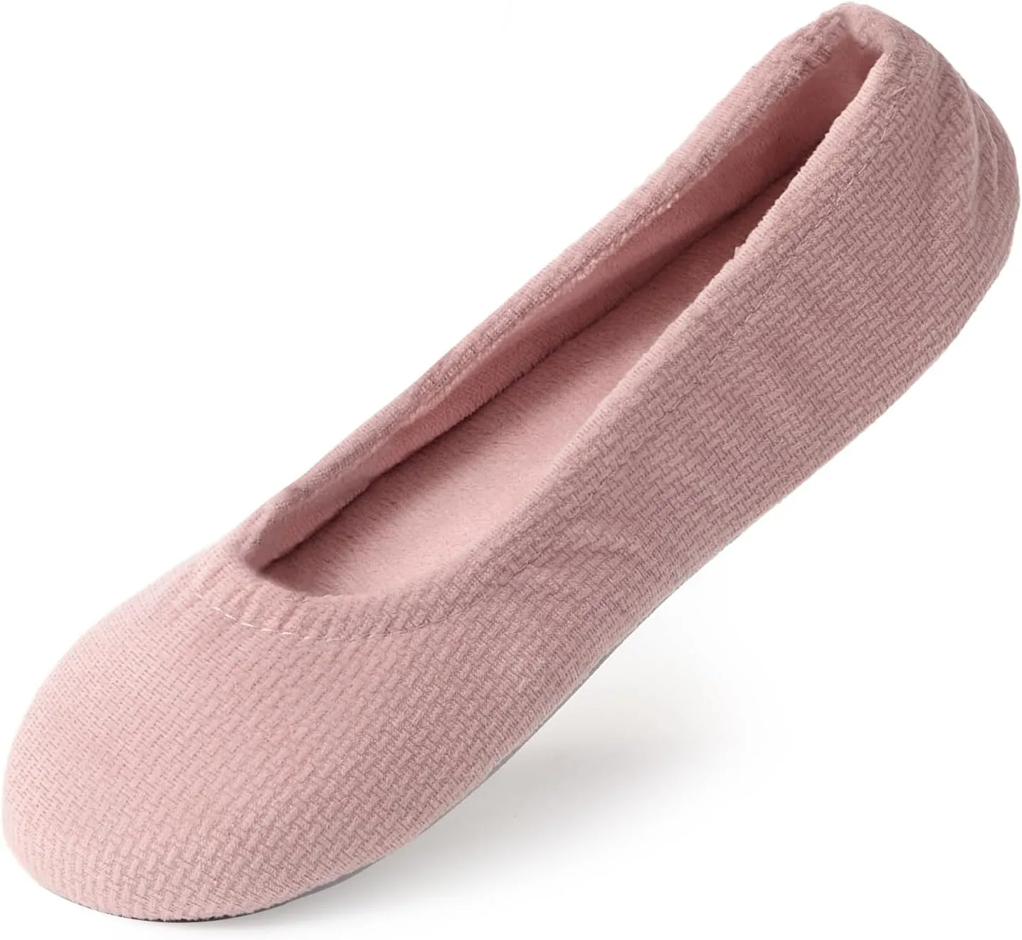 Magtoe Women's Lightweigt Indoor Slippers Memory Foam Portable Home Shoes Soft Foldable Rubber Sole
