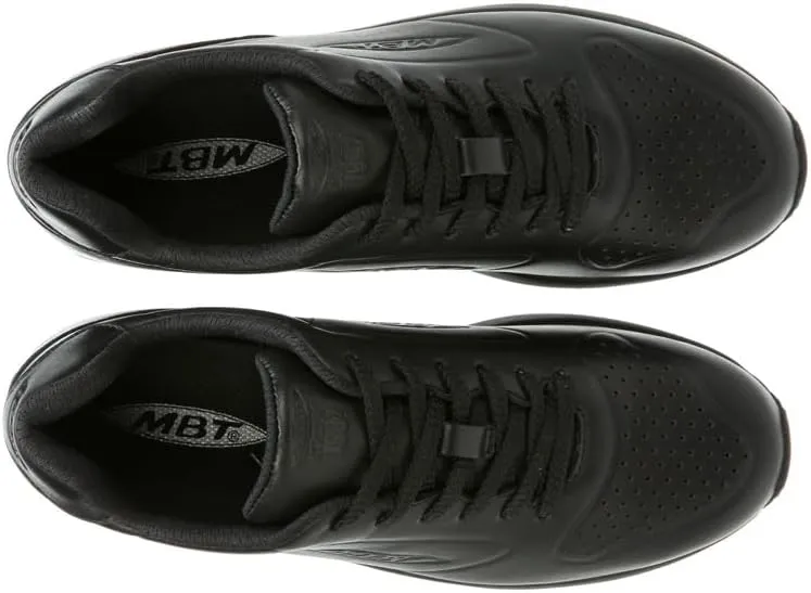 MBT Mens MBT-1997 Synthetic Leather Black Trainers