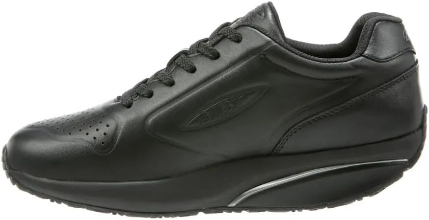 MBT Mens MBT-1997 Synthetic Leather Black Trainers