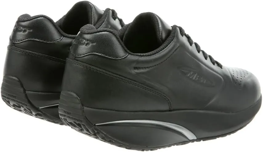 MBT Mens MBT-1997 Synthetic Leather Black Trainers