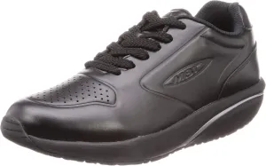 MBT Mens MBT-1997 Synthetic Leather Black Trainers
