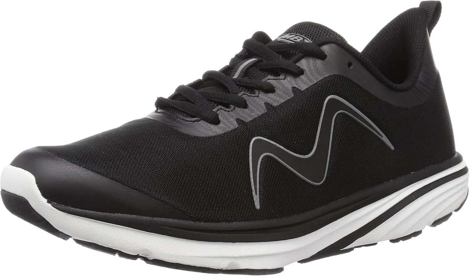 MBT Speed-1200 Lace Up Running Shoes in Black for Men in Size 7.5