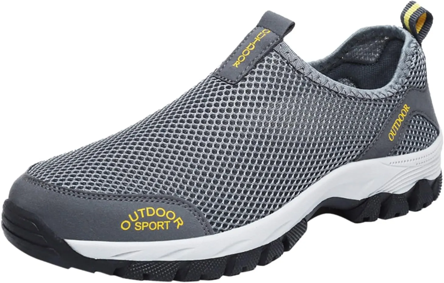 Men's Fashion Sneakers Fashion Spring and Summer Men Sports Shoes Flat Bottom Non Slip Outdoor Hiking Shoes Mesh