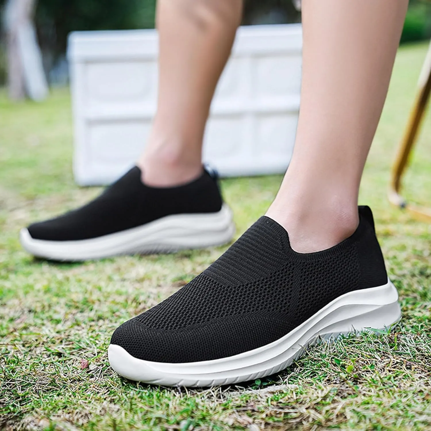 Mens Minimalist Shoes Breathable Mesh Loafers Comfortable Flat Bottomed Minimalist Shoes Mens Sneaker Slippers Size 12