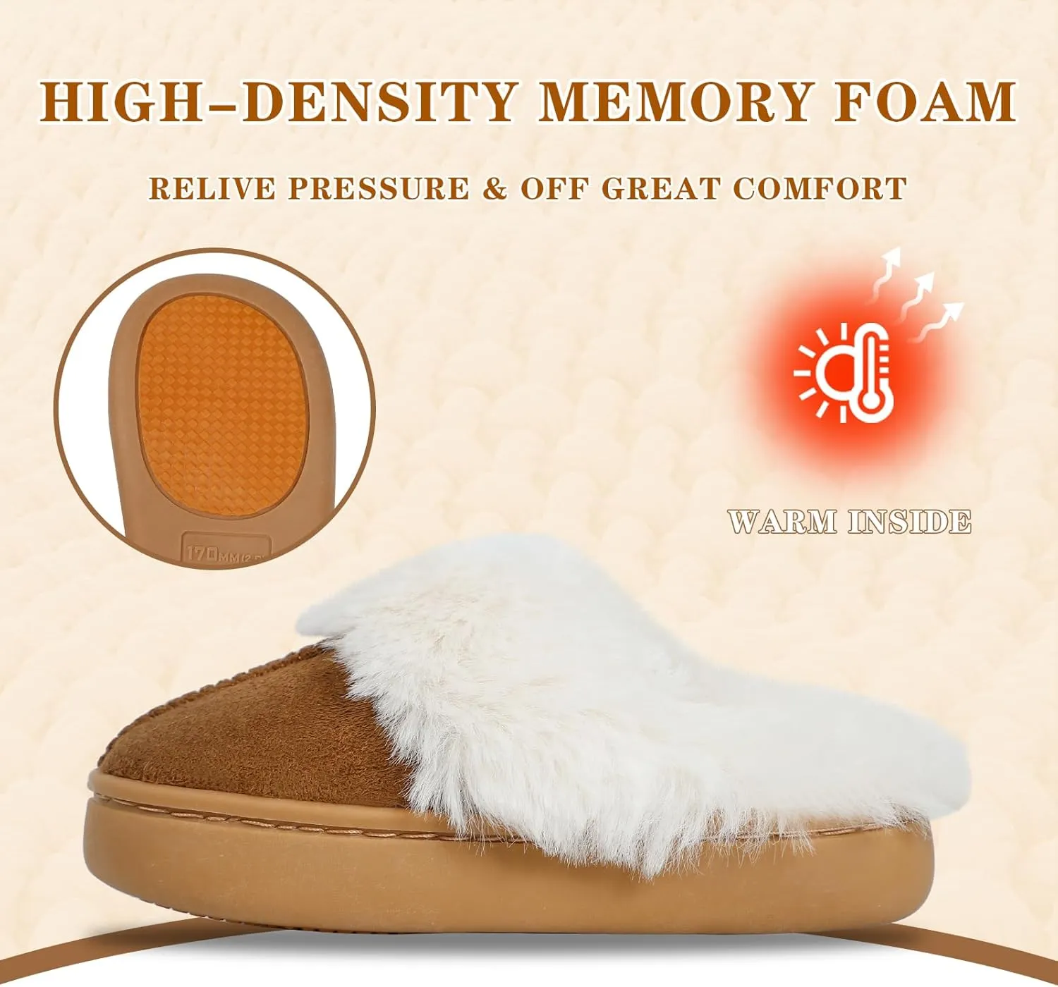 MK MATT KEELY Girls Boys Slippers Kids Fuzzy House Slippers Baby Toddlers Non-Slip House Shoes Winter Warm Soft Plush Indoor Outdoor Slipper for Little Kid Big Kid