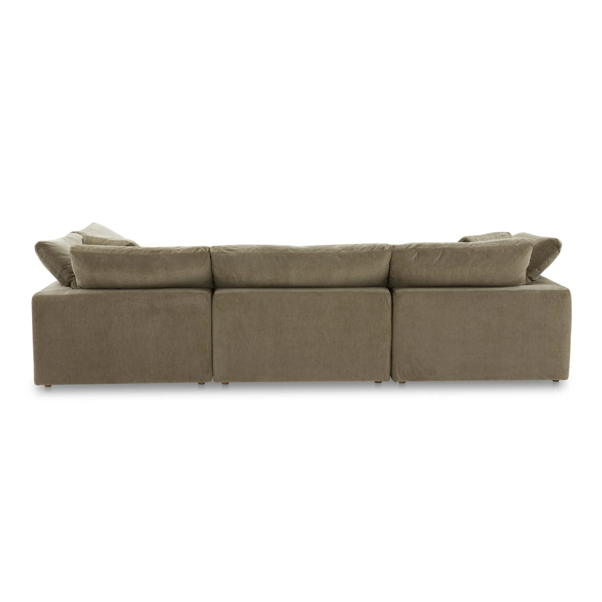 Moe's Home Collection Clay Dream Modular Sectional ~ Desert Sage Green Performance Fabric