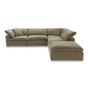Moe's Home Collection Clay Dream Modular Sectional ~ Desert Sage Green Performance Fabric