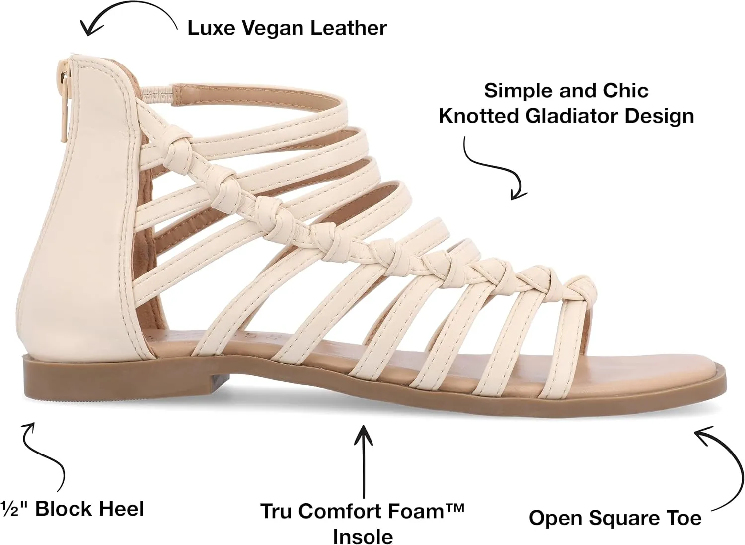 Multi Strap Sandals by Journee Collection