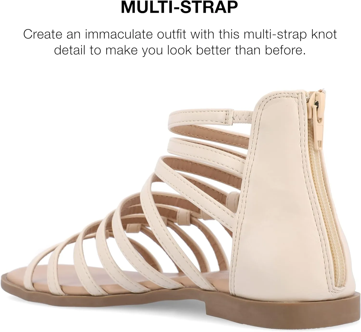 Multi Strap Sandals by Journee Collection