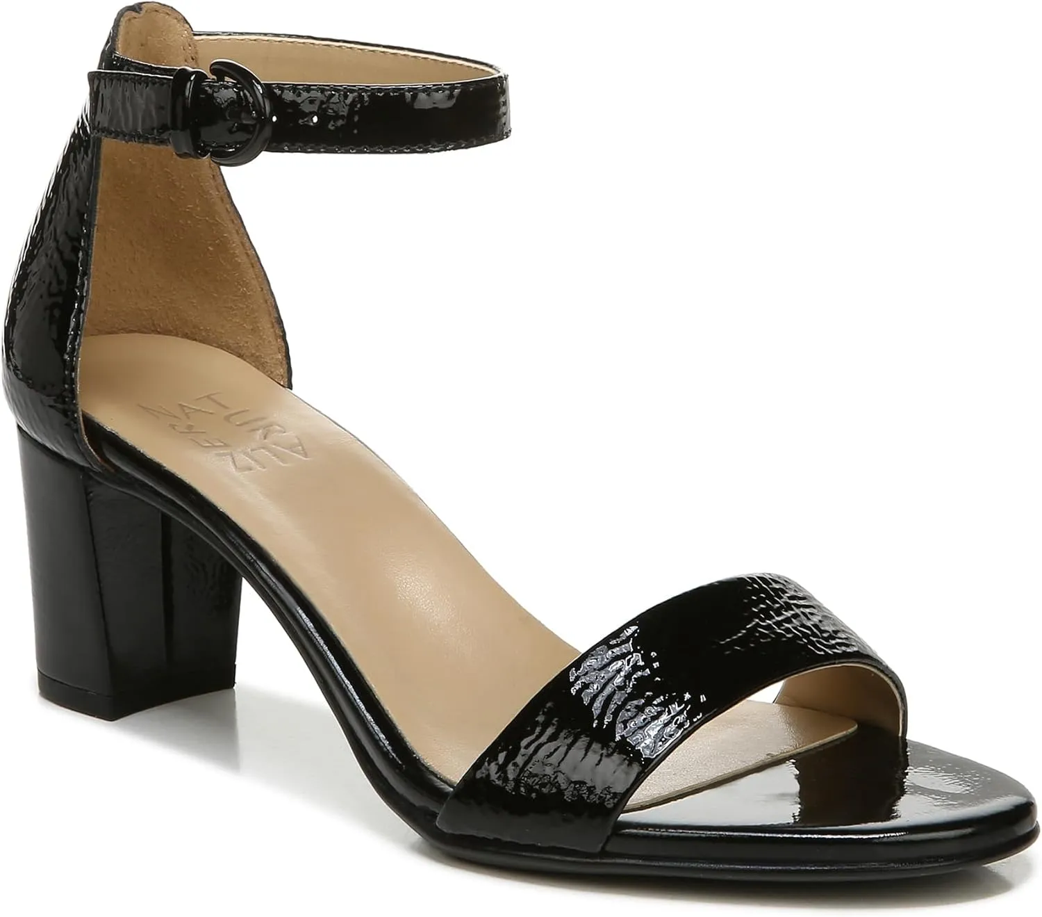 Naturalizer Women's Vera Ankle Strap Block Heel Dress Sandal