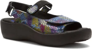 New Wolky Women's Jewel Sandal Jeans Blue Multi 40