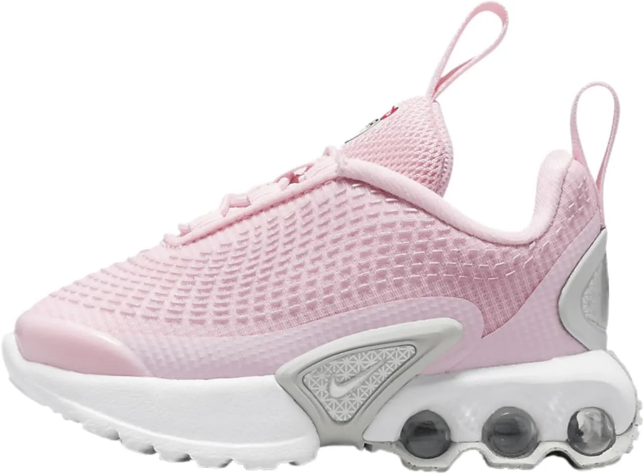 Nike Air Max Dn Baby/Toddler Shoes (FN4452-601, Shown: Pink Foam/Pale Pink/White/Metallic Silver) Size 3