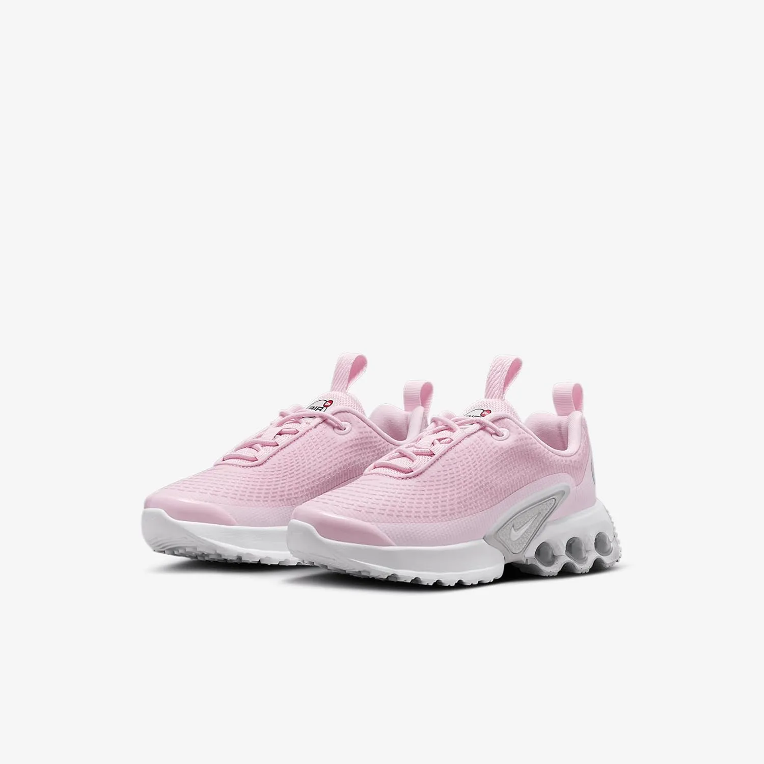 Nike Air Max Dn Little Kids' Shoes (FN4453-601, Pink Foam/Pale Pink/White/Metallic Silver)