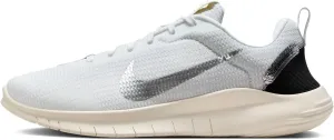 Nike Flex Experience Run 12 Women's Road Running Shoes (DV0746-101, White/Metallic Silver-SAIL-Coconut Milk) Size 10