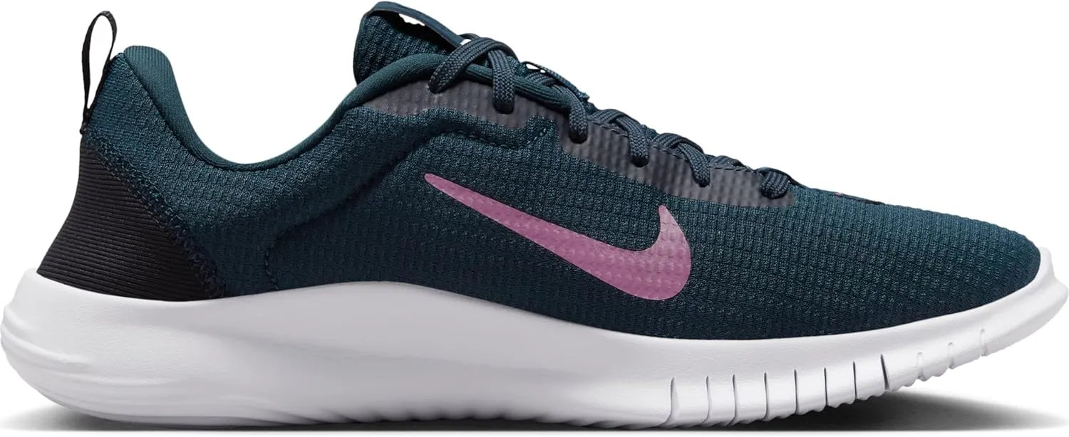 Nike Flex Experience Run 12 Women's Road Running Shoes (DV0746-401, Armory Navy/Black/Football Grey/Plum Dust)
