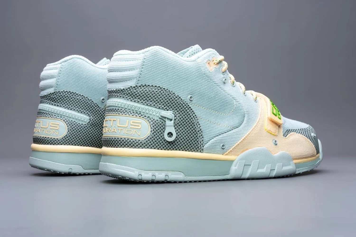 Nike Mens Air Trainer 1 SP DR7515 001 Travis Scott - Grey Haze - Size