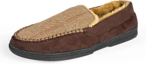 NORTY Moccasin Slippers for Men - Indoor and Outdoor Slip-On Shoes - Perfect for Lounging and Walking Around the House