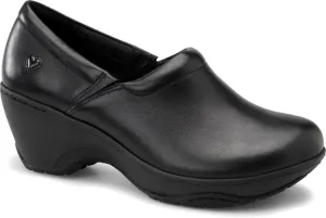 Nurse Mates Bryar Shoes | Full-Grain Leather | Slip-Resistant | Comfort Support | Black