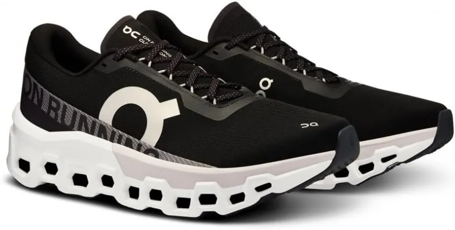 On Men's Cloudmonster 2 Sneaker, Black/Frost, 11.5