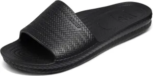 Reef Women's Water Scout Slide Sandal, Black, Numeric_10