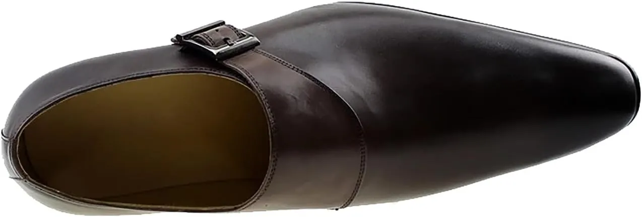 Santimon Men's Loafers Slip-Ons Dress Casual Business Shoes Genuine Leather Comfortable Driving Buckle Loafer Fashion Prom Wedding Formal Tuexdo Moccasins Zapatos Hombre