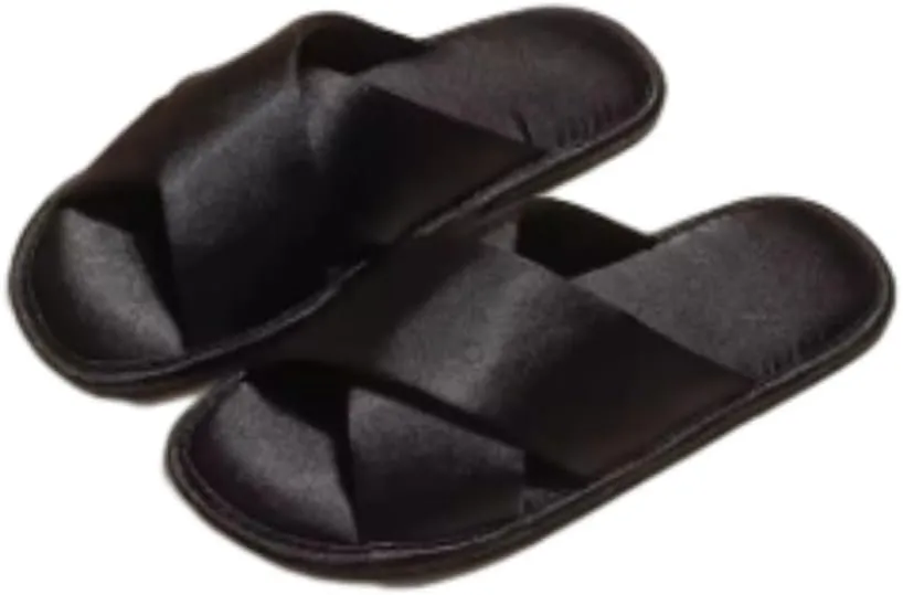 Satin Bride Slippers Aesthetic Slippers for Women Cute Slipper Women Summer Guest Slipper