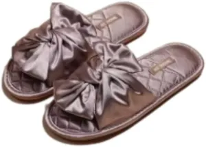 Satin Bride Slippers Bow Slippers for Women Cute Slipper Women Summer Guest Slipper