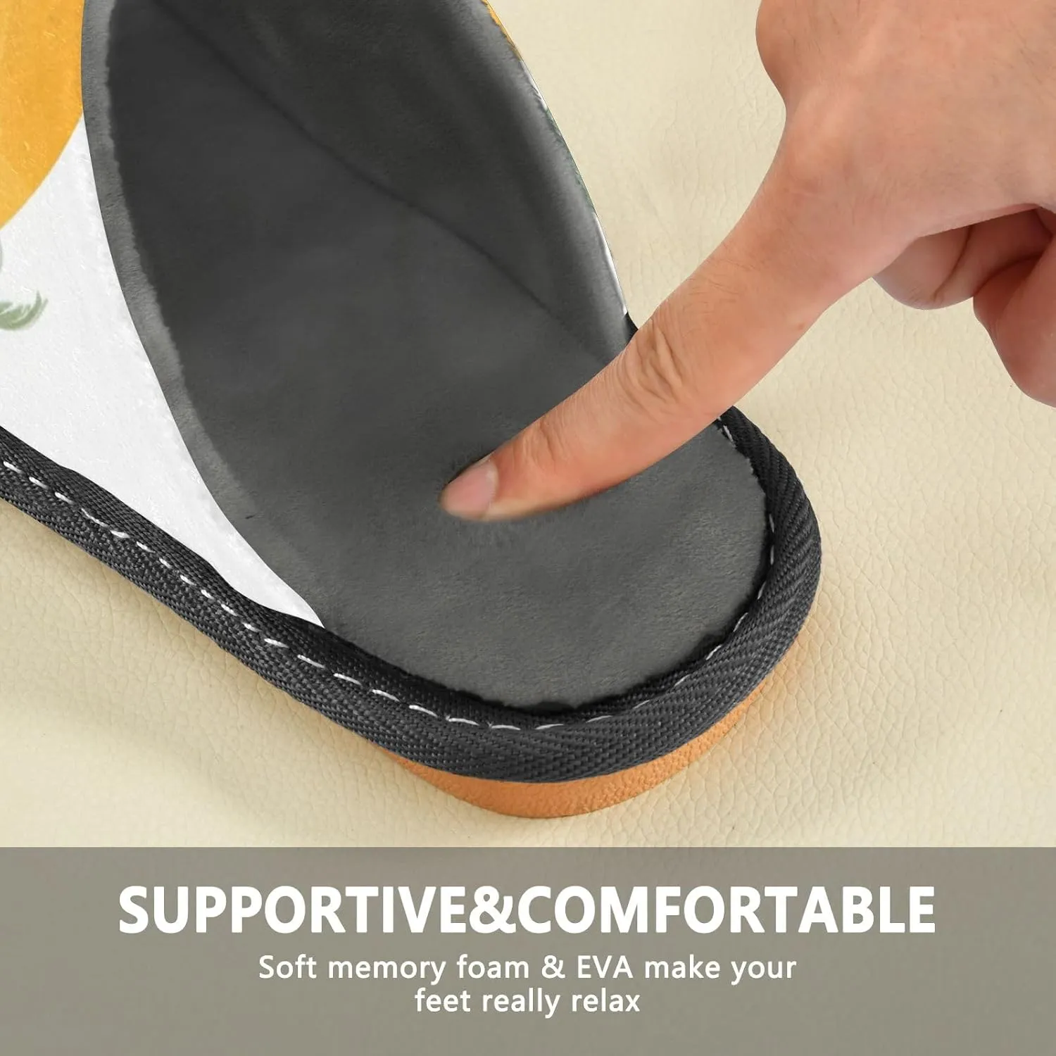 Seaside Dwarf House Slippers, Non Slip Slippers for Women Men Warm Slippers House Shoes Indoor Outdoor Slippers