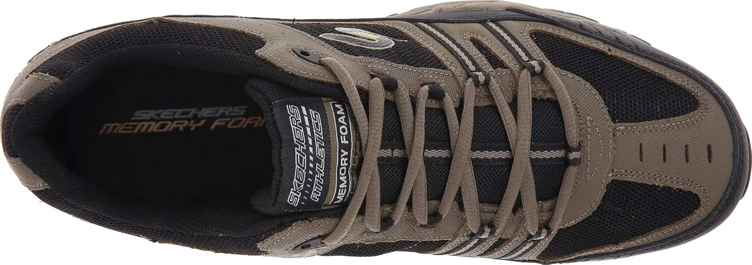 Skechers Men's After Burn Memory Fit - Strike Off Lace-Up Sneaker