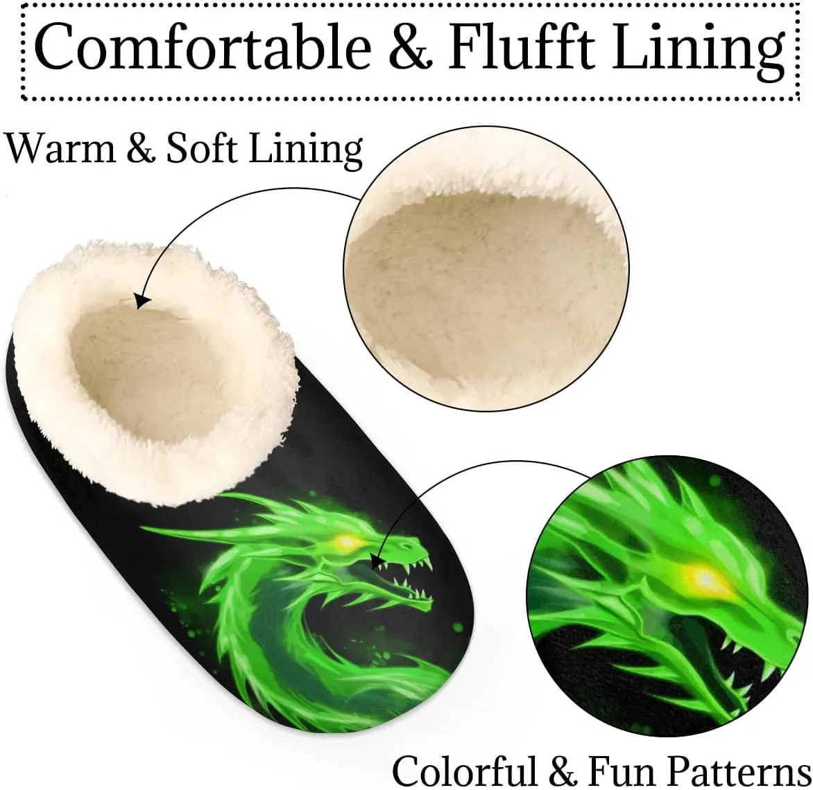 Slipper for Women Men, Fuzzy Memory Foam House Slippers Soft Cozy Warm Closed Back Slippers Lightweight Non-Slip Home Shoes Indoor Slippers