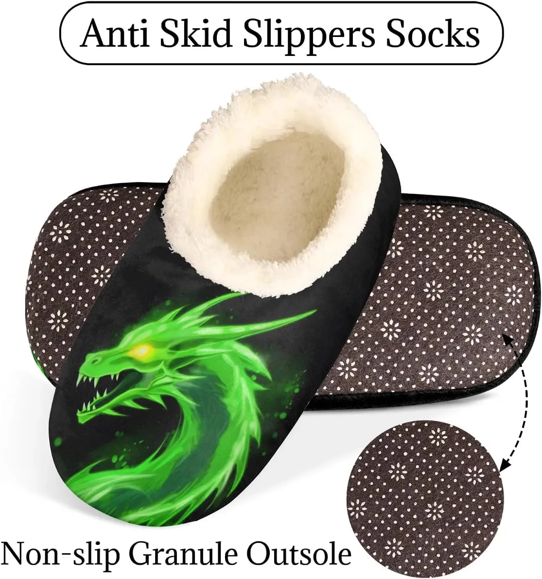 Slipper for Women Men, Fuzzy Memory Foam House Slippers Soft Cozy Warm Closed Back Slippers Lightweight Non-Slip Home Shoes Indoor Slippers