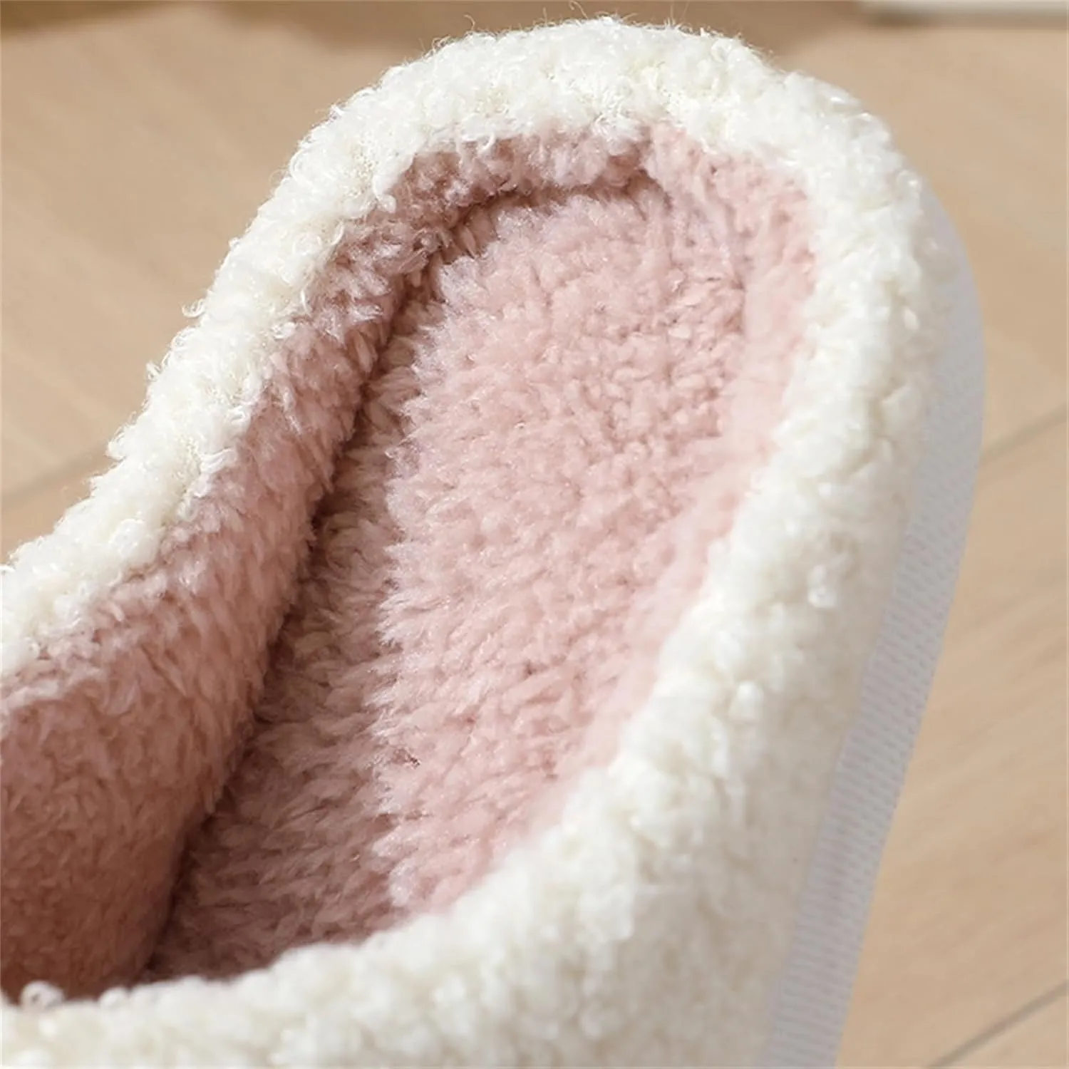 Slippers Women Fuzzy Valentines House Rose Heart Bedroom Platform Fleece Slipper Indoor Couple Warm Cozy Winter Home Non Slip Wool Lined Shoes