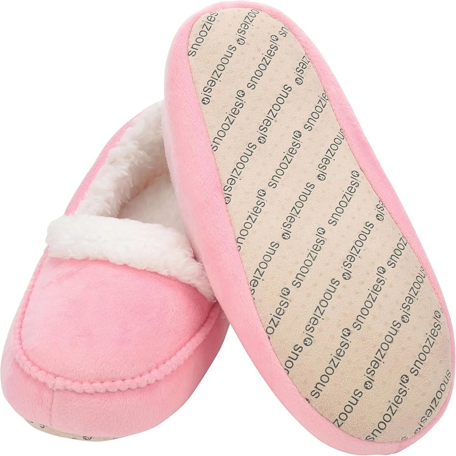 Snoozies Womens Slippers Soft-Moc