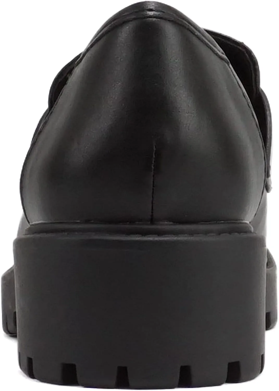Soda “Bedale” ~ Women Round Toe Low Heel Lug Sole Slip-On Horse Bit Loafer Shoe