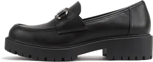 Soda “Bedale” ~ Women Round Toe Low Heel Lug Sole Slip-On Horse Bit Loafer Shoe