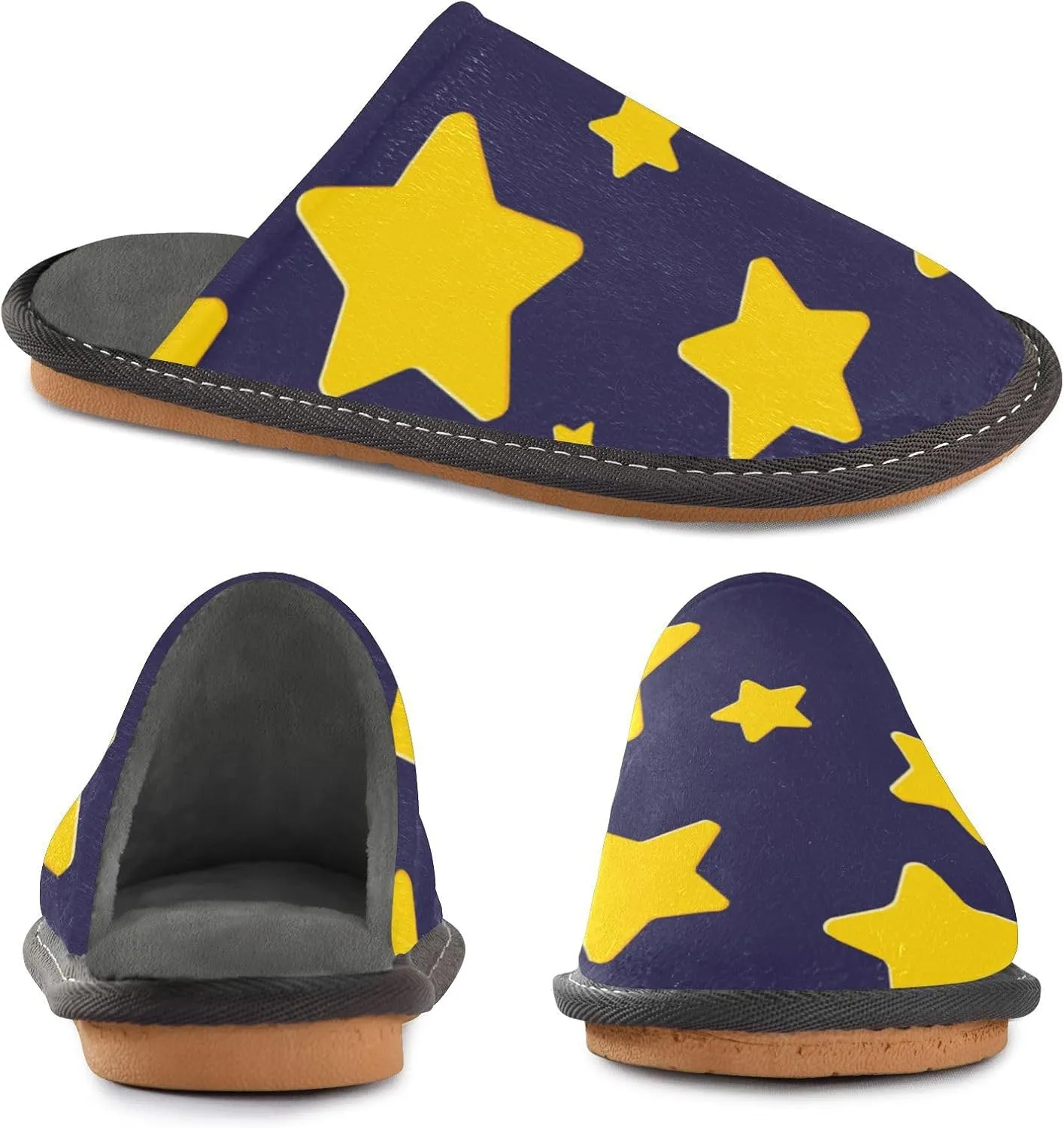 Spa Slippers Indoor House Fuzzy Slippers Soft Memory Foam Non-Slip Home Slipper Winter Shoes For Bedroom Hotel Travel 4-11