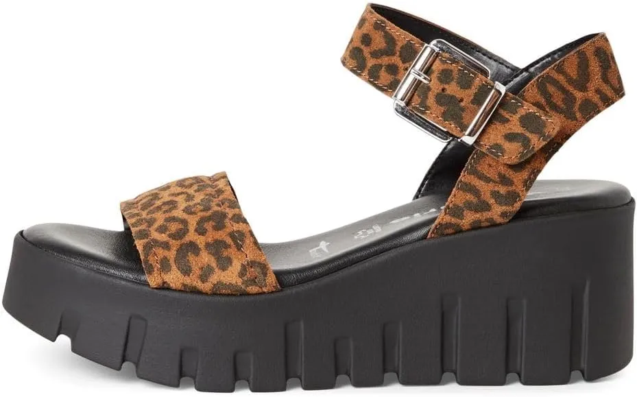 Tamaris Women's Ankle-Strap Wedge Sandal