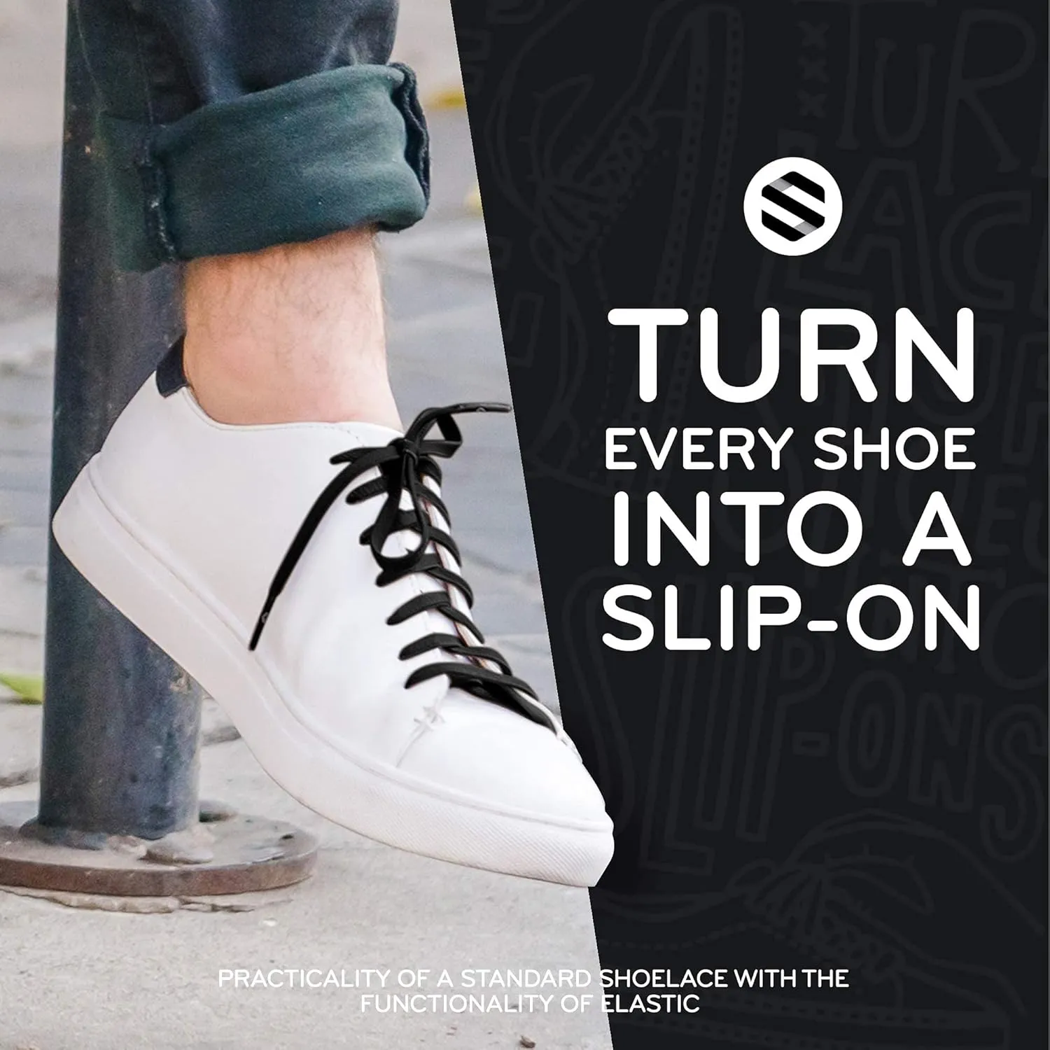 THE ORIGINAL STRETCHLACE | Elastic Shoe Laces | As Seen on Shark Tank | Flat Stretch Shoelaces