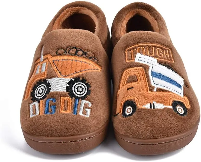 Toddler Slippers Boys Girls House Shoes Little Kids Home Indoor Bedroom Cute Warm Winter Slipper