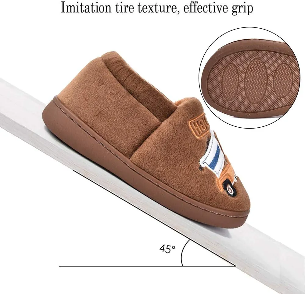 Toddler Slippers Boys Girls House Shoes Little Kids Home Indoor Bedroom Cute Warm Winter Slipper
