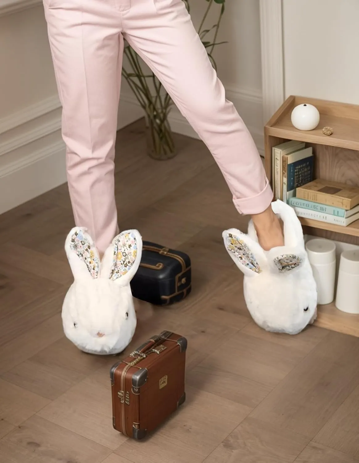 Toddler Slippers Boys Girls Kids Dinosaur Bunny House Slipper Non-slip Warm Winter Soft Fuzzy Indoor Shoes