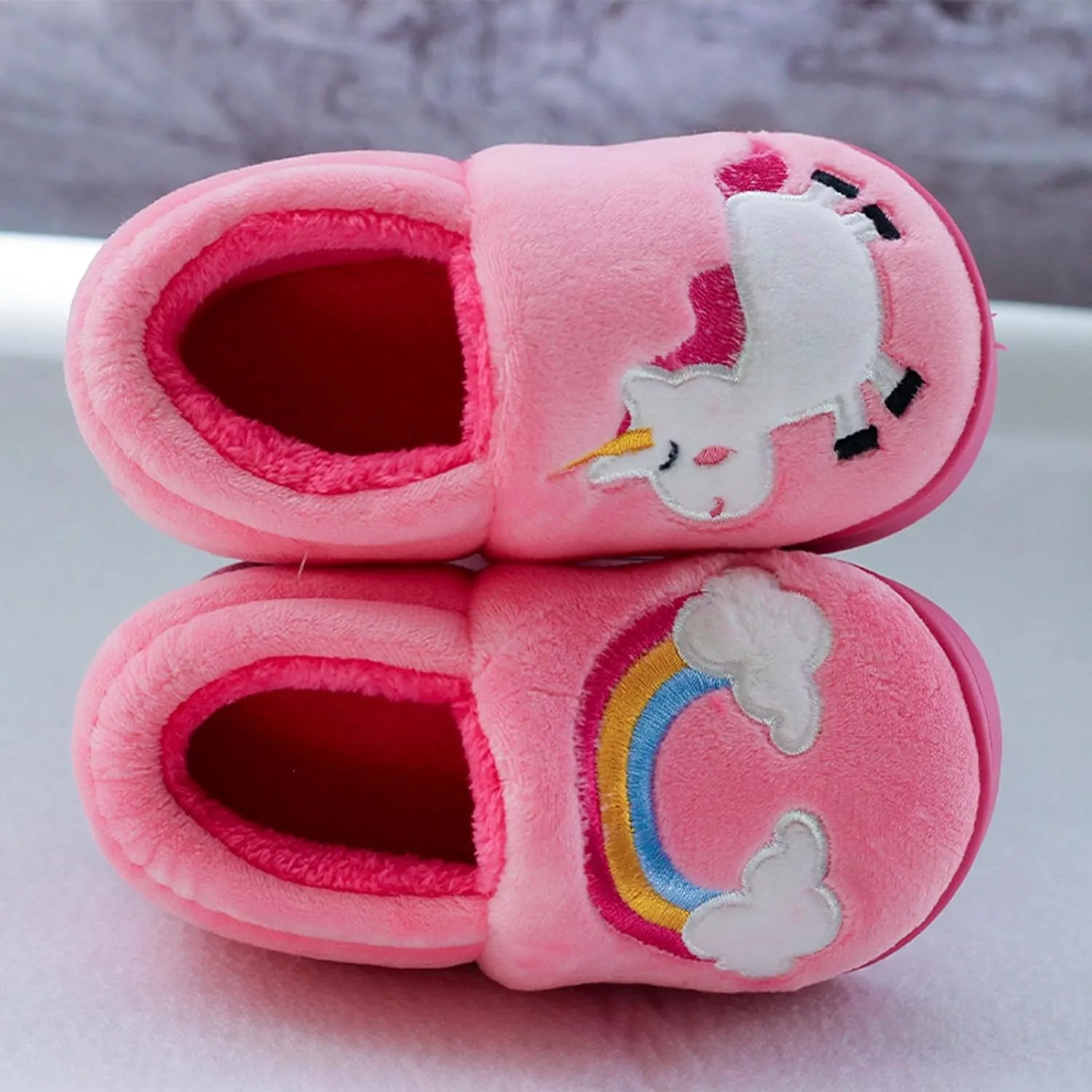 Toddler Slippers Girl Boy House Slipper Kids Winter Slipper Soft Plush Indoor Girls Boys Home Warm Slipper